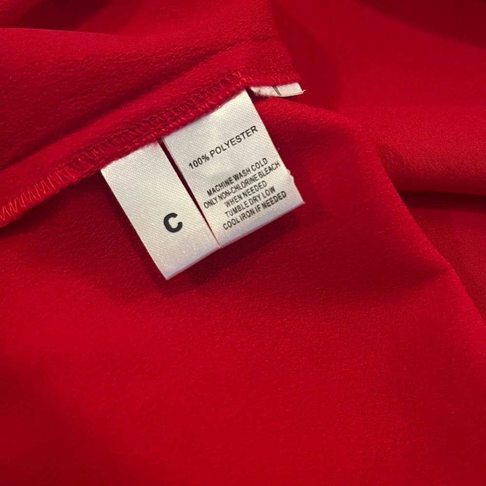 Ann Taylor Bow Neck Ruffle Shell - Picture 3 of 3